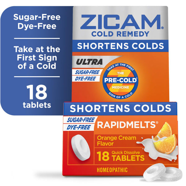 Zicam Ultra Cold Remedy Zinc Rapidmelts