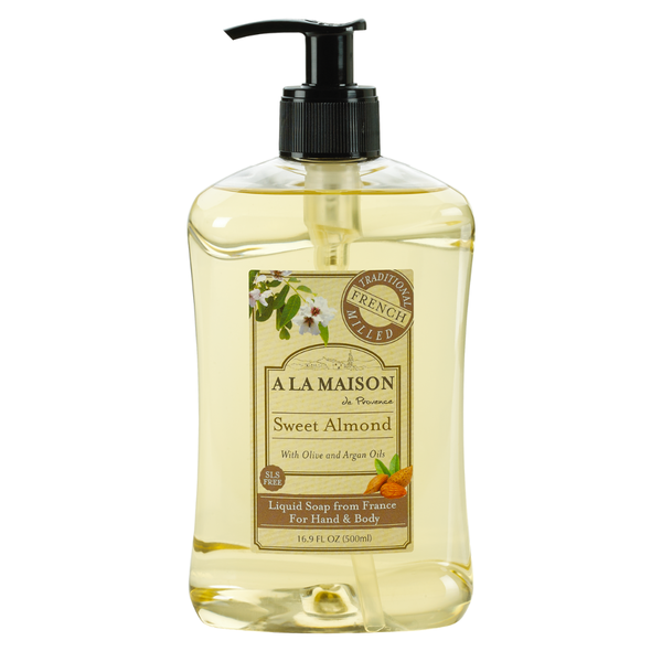 A La Maison de Provence Sweet Almond Liquid Hand Soap