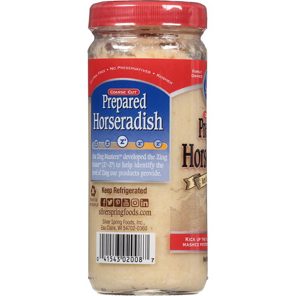 Silver Spring Horseradish, Prepared, Coarse Cut