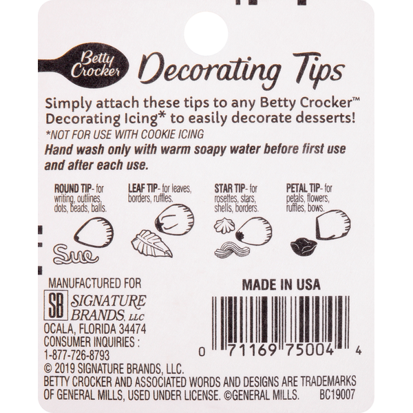 Betty Crocker Decorating Tips