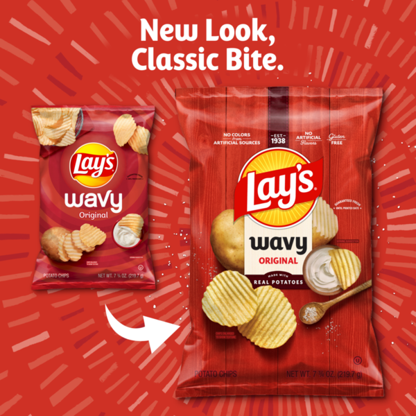 Lay's Wavy Original Party Size Potato Chips