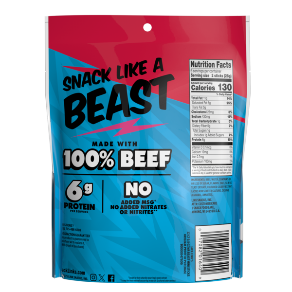 Jack Link's MrBeast Original Mini Beef Sticks