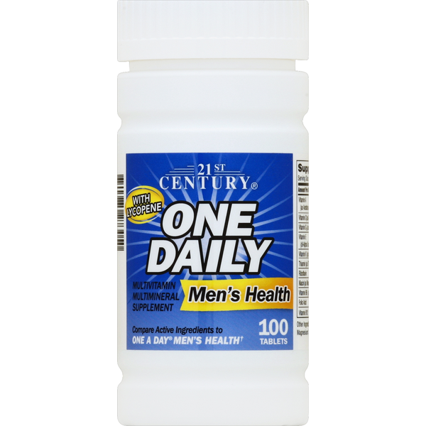 21ST Century One Daily, Men's Health, Tablets