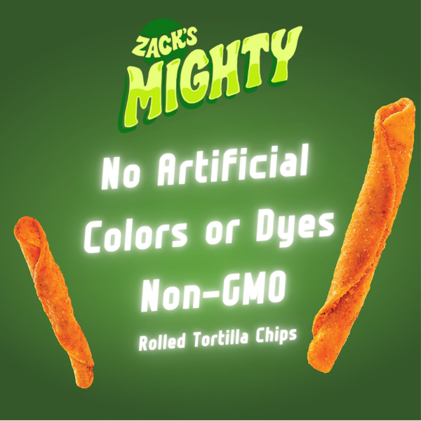 Zack's Mighty Avocado Oil Rolled Tortilla Chips - Buffalo Ranch