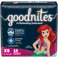 Goodnites Girls' Nighttime Bedwetting Underwear, S...
️