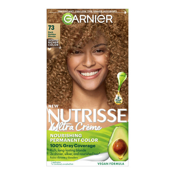 Garnier Nourishing Hair Color Creme, 73 Dark Golden Blonde (Honey Dip)