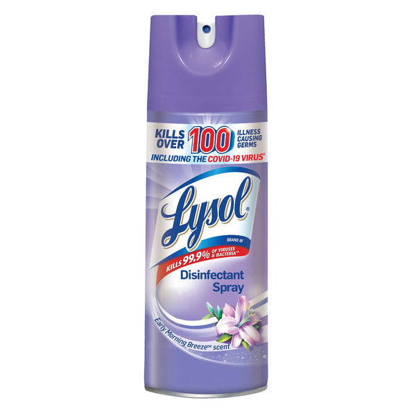 Lysol Disinfectant, Sanitizing and Antibacterial Spray, Early Morning Breeze