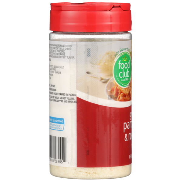 Food Club Parmesan & Romano Grated Cheese