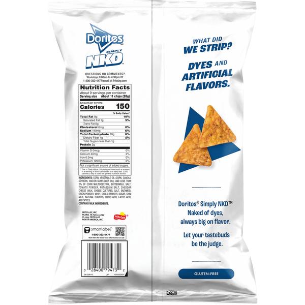 Doritos Simply NKD Cool Ranch Flavored Tortilla Chips