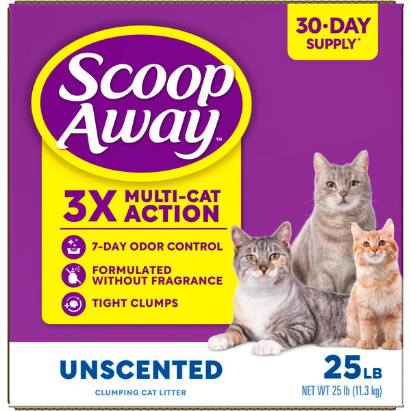 Scoop Away Clumping Cat Litter, Unscented