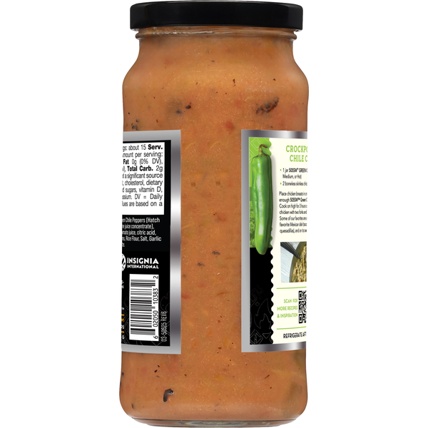 505 Southwestern Hatch Valley Medium Flame Roasted Green Chile Cooking Sauce
