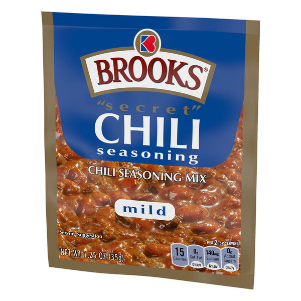 Brooks Secret Chili Seasoning Mix, Mild