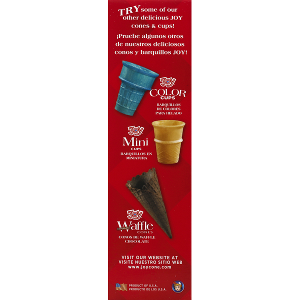 Joy Ice Cream Cups, Chocolate Dipped