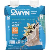 OWYN Protein Shake, Smooth Vanilla, 4 Pack️