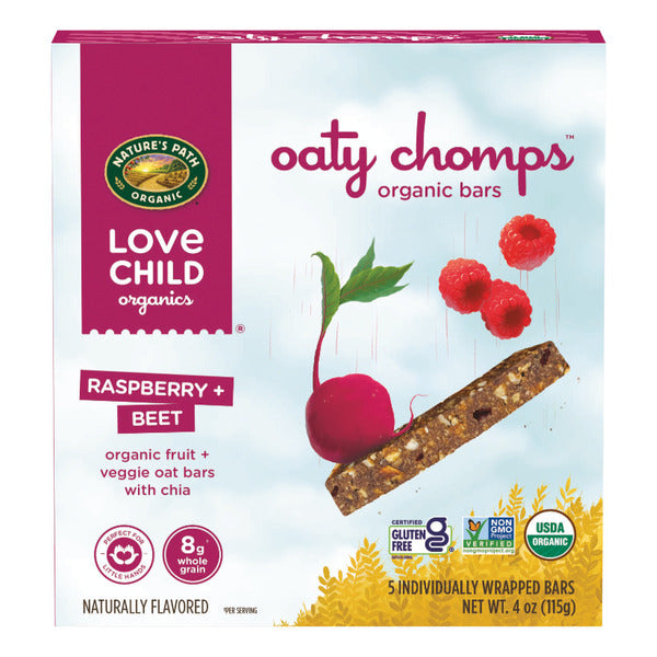 Love Child Raspberry + Beet Snack Bars
