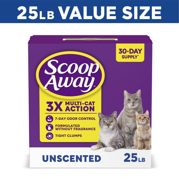 Scoop Away Clumping Cat Litter, Unscented