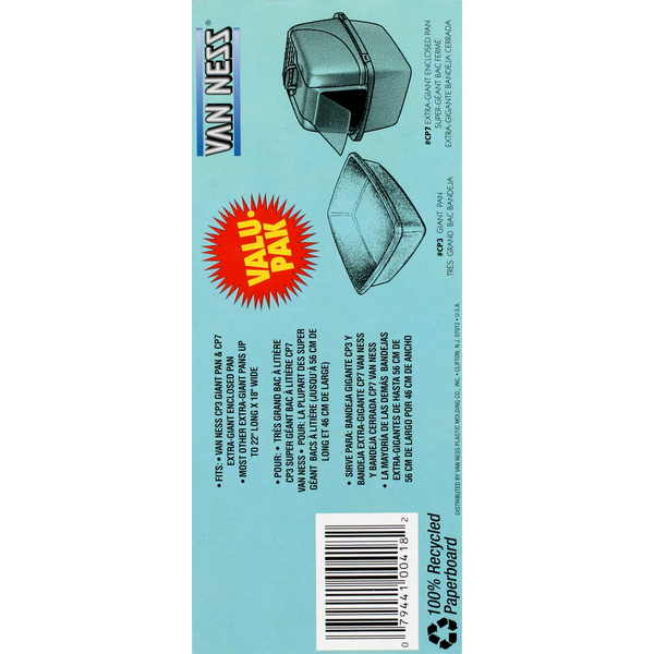 Van Ness Cat Pan Liners, Drawstring, Extra-Giant, Valu-Pak