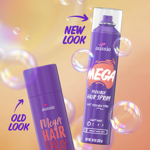 Aussie Flexible Hair Spray for Curly Hair, Straight Hair, and Wavy Hair