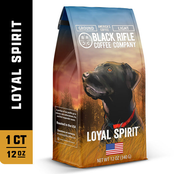 Black Rifle Coffee Loyal Spirit, Light Roast Ground Coffee