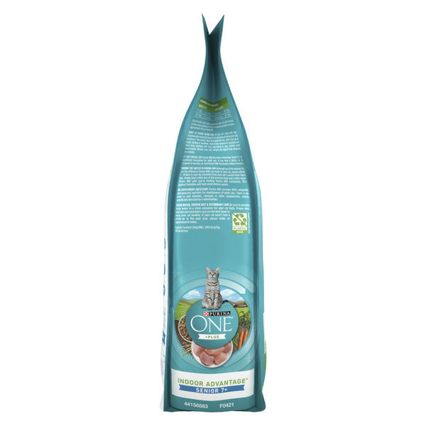 Purina ONE High Protein, Natural Senior Dry Cat Food, Indoor Advantage Senior+