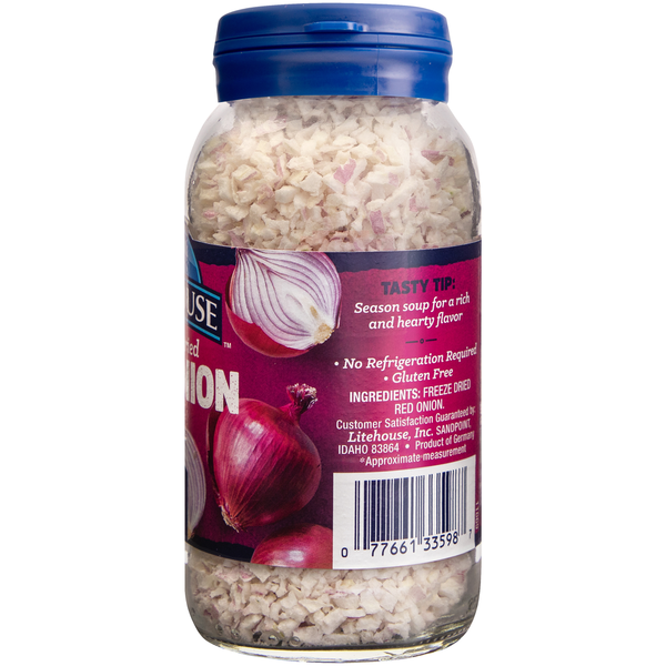 Litehouse Herb, Freeze -Dried Red Onion