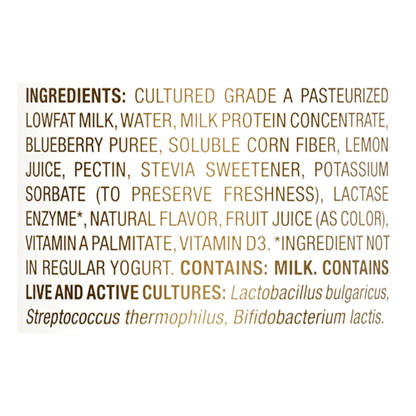 LALA Lactose Free Blueberry Yogurt Smoothie