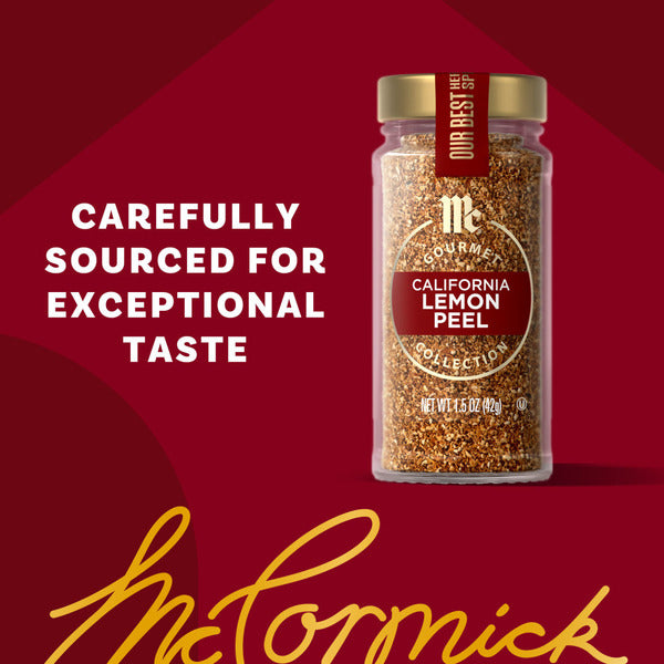 MCCORMICK GOURMET California Lemon Peel