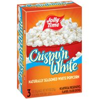 Jolly Time Crispy 'n White Microwave Popcorn️