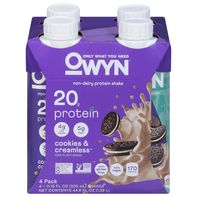 OWYN Protein Shake, Non-Dairy, Cookies & Creamles...
️