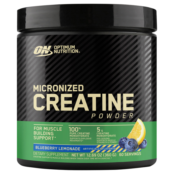 Optimum Nutrition Creatine Powder, Micronized, Blueberry Lemonade