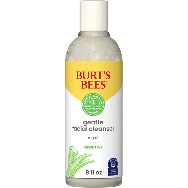 Burt's Bees Gentle Facial Cleanser with Aloe for Sensitive Skin, 98.7% Natural Origin