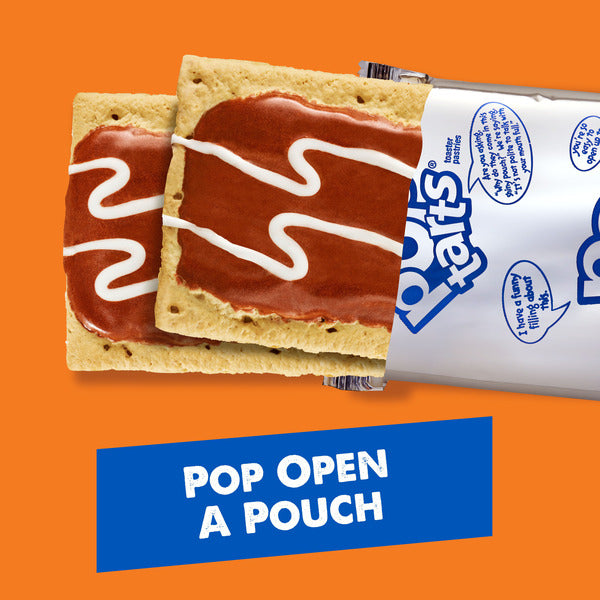 Pop-Tarts Frosted Chocolate Chip Cookie Dough Toaster Pastries, Breakfast Foods, 8 Count