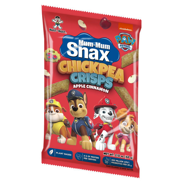 Mum-mum Snax Apple Cinnamon Ages 2+ Chickpea Crisps