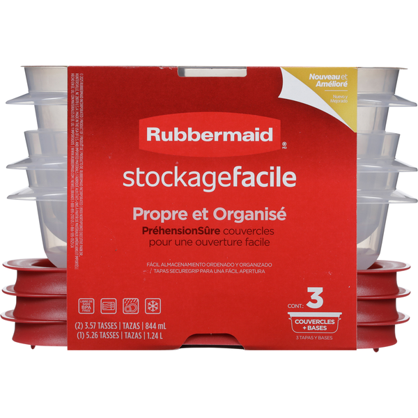 Rubbermaid Easystore Food Storage Containers