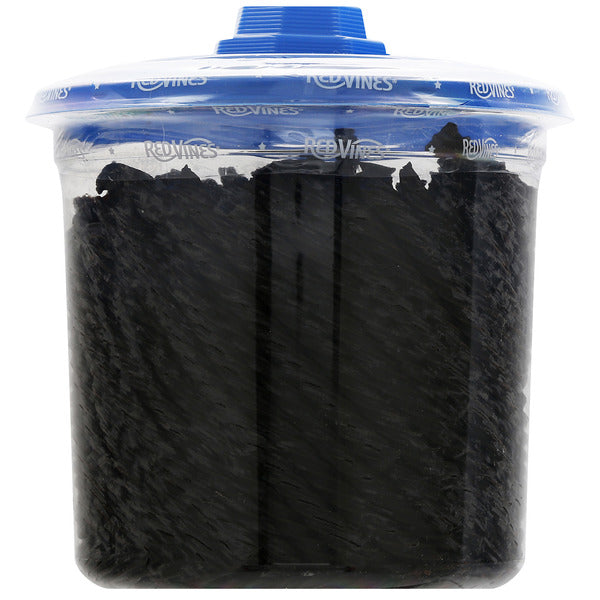 Red Vines Twists, Soft Black Licorice Bulk Candy Jar