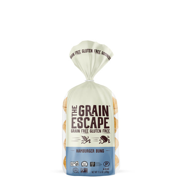 The Grain Escape Grain Free Gluten Free Hamburger Buns