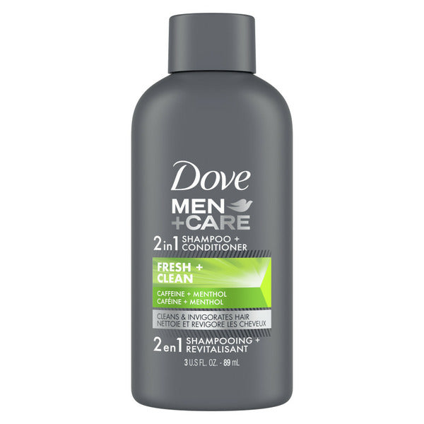 Dove Men+Care 2 In 1 Shampoo And Conditioner Fresh And Clean With Caffeine