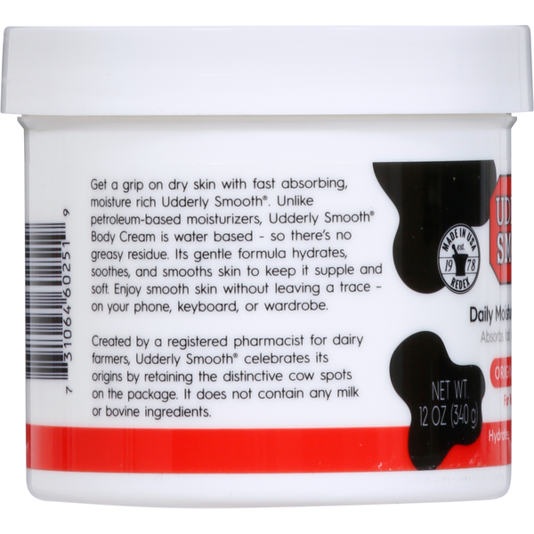 Udderly Smooth Body Cream, Daily Moisturizing, Original Formula
