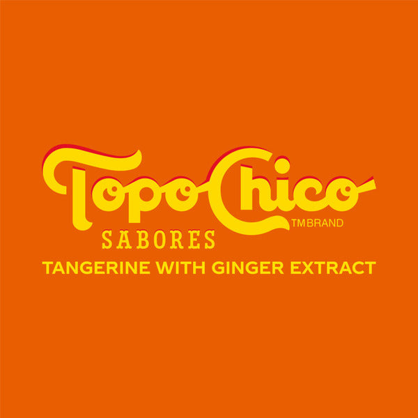 Topo Chico Sabores Tangerine with Ginger Extract Sparkling Water Cans
