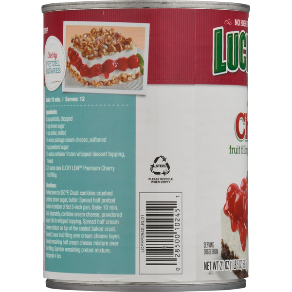Lucky Leaf Fruit Filling or Topping, Premium, Cherry