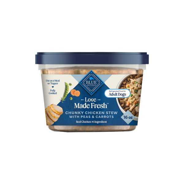Blue Buffalo Love Made Fresh Dog Food, Refrigerated, Chunky Chicken Stew