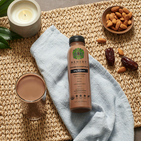 Remedy Organics Cacao Essentials Plant-Based Protein, Ready-to-Drink