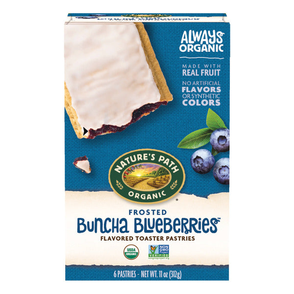 Nature's Path Organic Frosted Buncha Blueberries Toaster Pastries