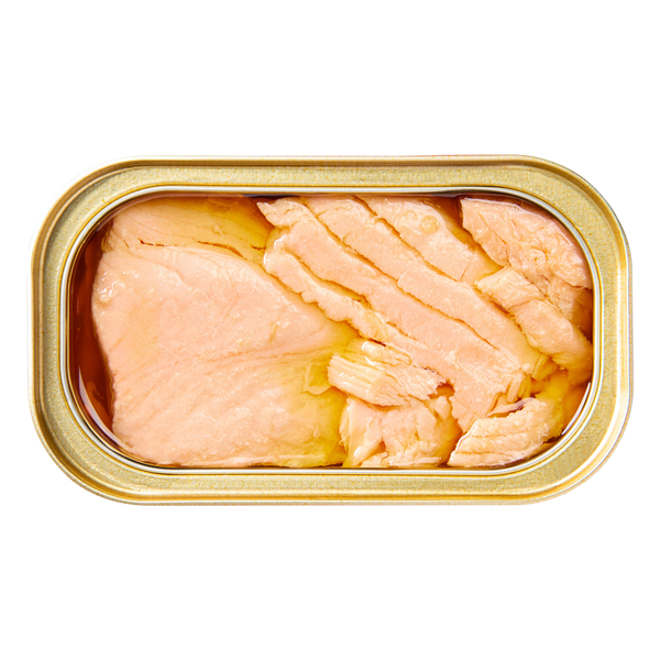 King Oscar Skinless & Boneless Premium Salmon in Olive Oil with Lemon