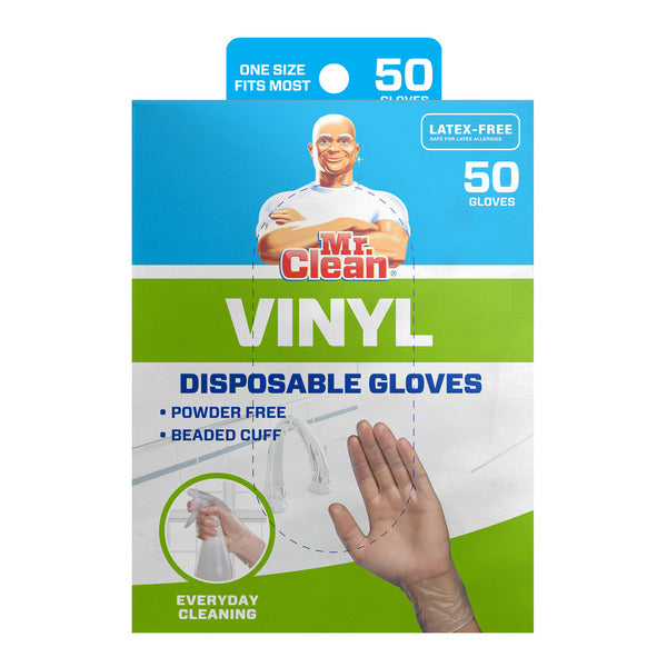 Mr. Clean Vinyl Disposable Gloves
