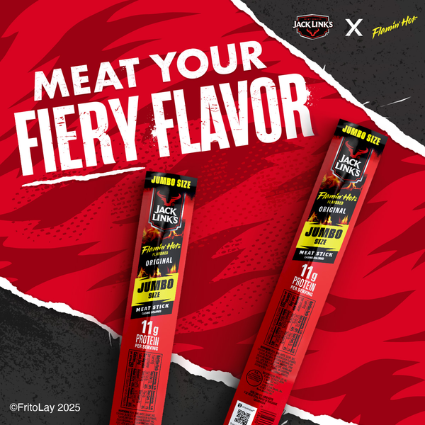 Jack Link's Beef Jerky Doritos Nacho Cheese Meat Stick