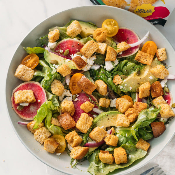 Kooshy Sourdough Croutons, Sea Salt & Black Pepper (Almost Naked)