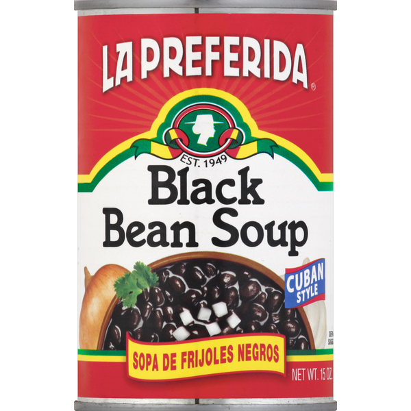La Preferida Soup, Black Bean, Cuban Style