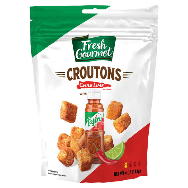 Fresh Gourmet Chile Lime Seasoned With Tajín Croutons