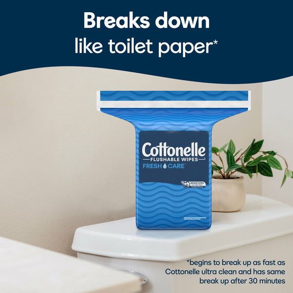 Cottonelle Fresh Care Flushable Wet Wipes - 7.25 x 5 in